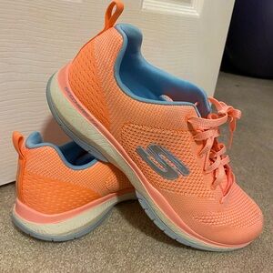 Women’s Skechers Air-cooled memory foam tennis shoes